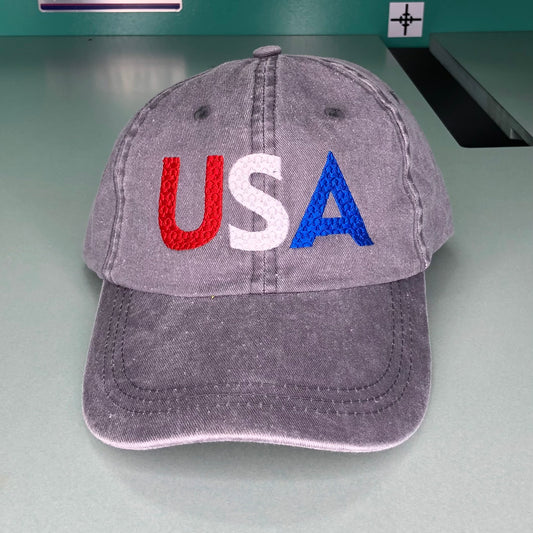 USA Star Motif Cap